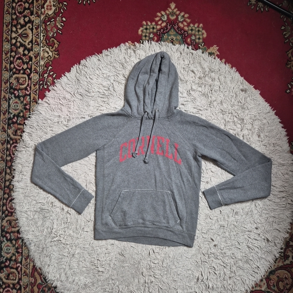 Cornell Sweatshirt Size Small S Gray Red League 91 Collegiate Wear Hoodie Colleg
